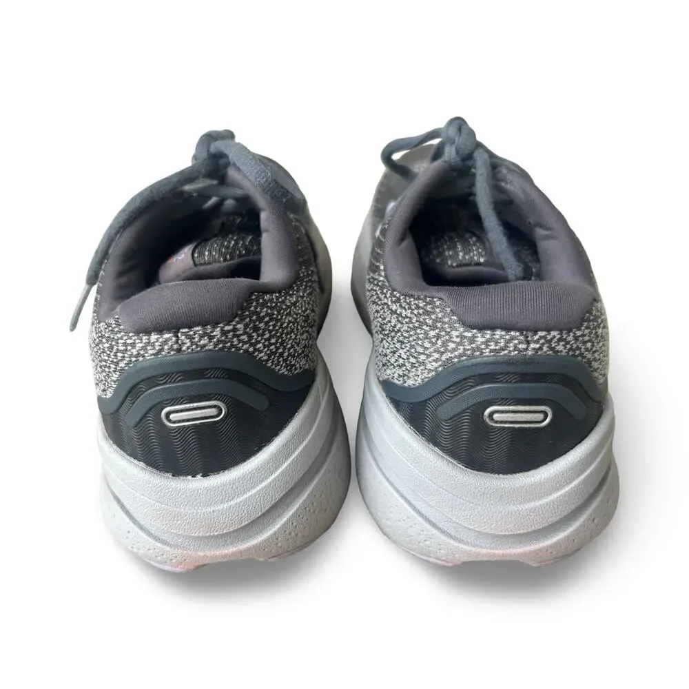 Brooks Ghost Max 2 Women’s Running Shoes Gray White Cushioned Sneakers Size 10 B
